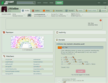 Tablet Screenshot of liittlebee.deviantart.com