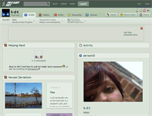 Tablet Screenshot of k-d-t.deviantart.com