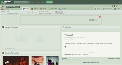 Desktop Screenshot of catracha-0010.deviantart.com