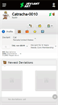 Mobile Screenshot of catracha-0010.deviantart.com