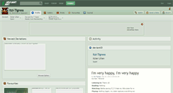 Desktop Screenshot of itzi-tigress.deviantart.com