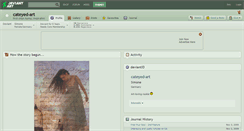 Desktop Screenshot of cateyed-art.deviantart.com