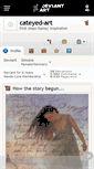 Mobile Screenshot of cateyed-art.deviantart.com