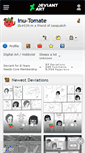 Mobile Screenshot of inu-tomate.deviantart.com