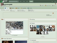 Tablet Screenshot of persona-grata.deviantart.com