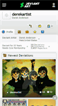 Mobile Screenshot of derekartist.deviantart.com