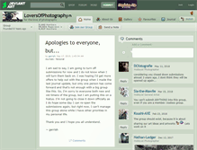 Tablet Screenshot of loversofphotography.deviantart.com
