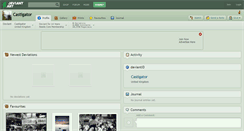 Desktop Screenshot of castigator.deviantart.com