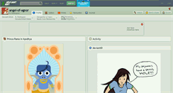 Desktop Screenshot of angel-of-agnor.deviantart.com