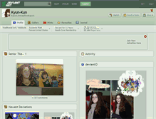 Tablet Screenshot of kyun-kun.deviantart.com