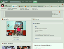 Tablet Screenshot of fnie.deviantart.com