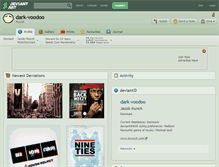 Tablet Screenshot of dark-voodoo.deviantart.com