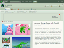 Tablet Screenshot of no-nameno.deviantart.com