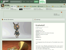 Tablet Screenshot of mrside.deviantart.com