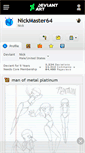 Mobile Screenshot of nickmaster64.deviantart.com