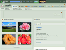 Tablet Screenshot of loony90.deviantart.com