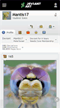Mobile Screenshot of mantis17.deviantart.com