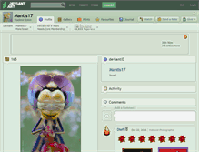 Tablet Screenshot of mantis17.deviantart.com