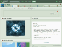 Tablet Screenshot of gz-nitrix.deviantart.com