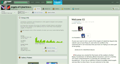Desktop Screenshot of angels-of-cybertron.deviantart.com