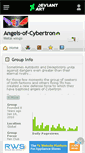 Mobile Screenshot of angels-of-cybertron.deviantart.com
