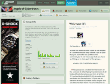 Tablet Screenshot of angels-of-cybertron.deviantart.com