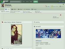 Tablet Screenshot of mvashera.deviantart.com