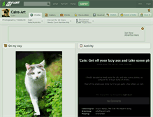 Tablet Screenshot of cains-art.deviantart.com