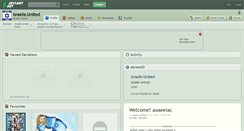 Desktop Screenshot of israelis-united.deviantart.com