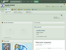 Tablet Screenshot of israelis-united.deviantart.com