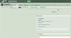 Desktop Screenshot of mandy4812.deviantart.com