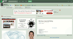 Desktop Screenshot of 42111.deviantart.com