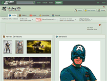 Tablet Screenshot of birdboy100.deviantart.com