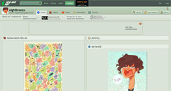 Desktop Screenshot of eightbreeze.deviantart.com