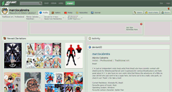 Desktop Screenshot of marciocabreira.deviantart.com