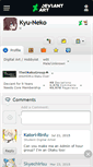 Mobile Screenshot of kyu-neko.deviantart.com