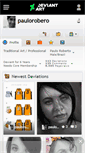 Mobile Screenshot of paulorobero.deviantart.com