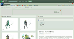 Desktop Screenshot of kaijudude.deviantart.com