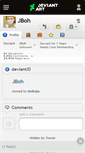 Mobile Screenshot of jboh.deviantart.com
