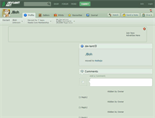 Tablet Screenshot of jboh.deviantart.com