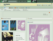 Tablet Screenshot of burntashes.deviantart.com