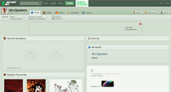 Desktop Screenshot of mrs-quackers.deviantart.com