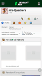 Mobile Screenshot of mrs-quackers.deviantart.com