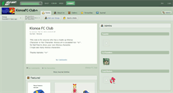 Desktop Screenshot of klonoafc-club.deviantart.com