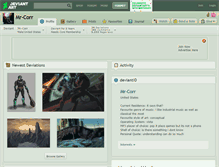 Tablet Screenshot of mr-corr.deviantart.com