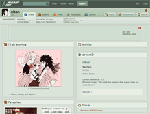 Tablet Screenshot of nibon.deviantart.com