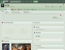Tablet Screenshot of car-fan.deviantart.com