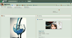 Desktop Screenshot of magicsocks.deviantart.com