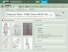 Tablet Screenshot of anngirei.deviantart.com