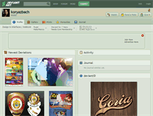 Tablet Screenshot of koryazbach.deviantart.com